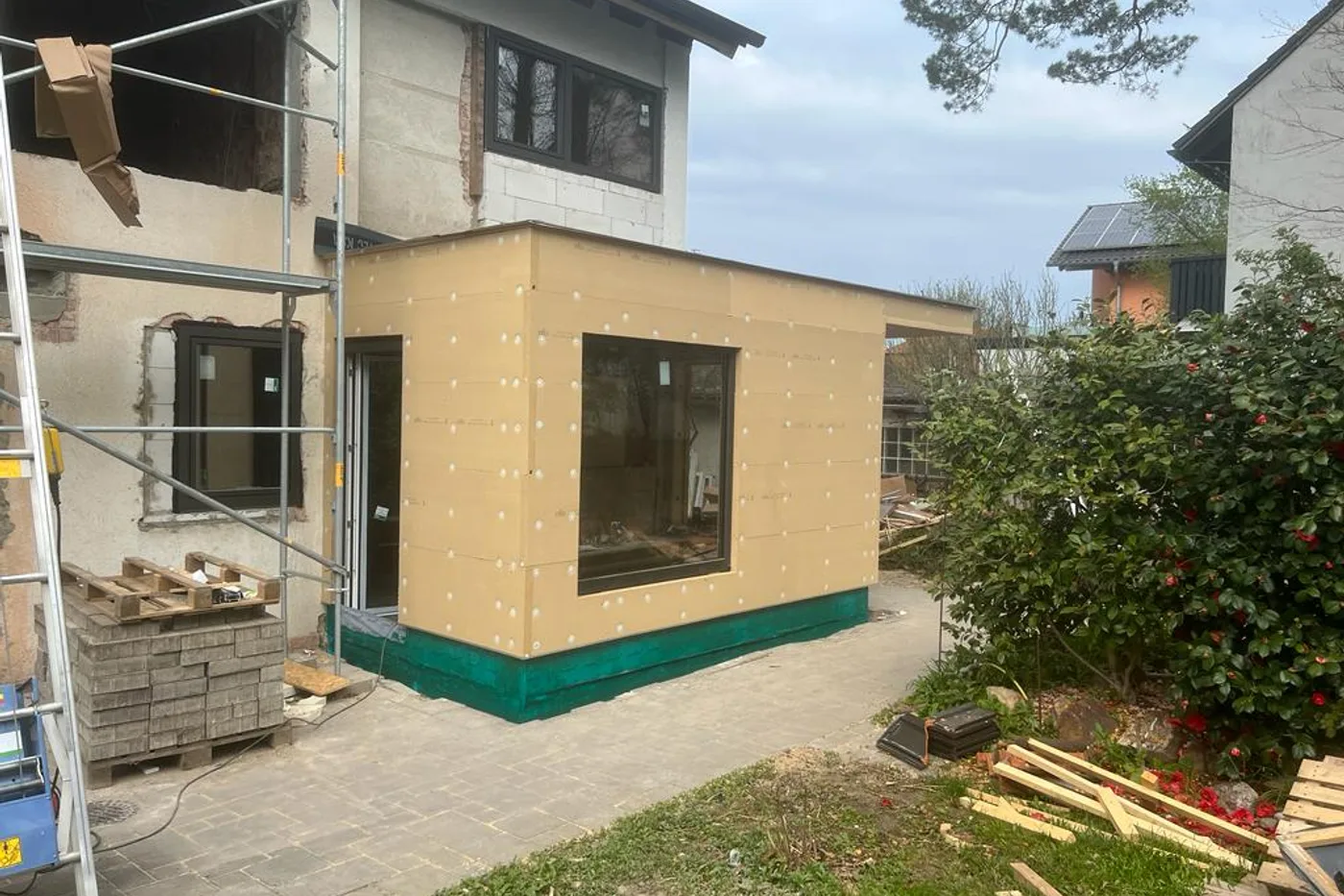 Außenanbau in Holzbauweise von Holzbau Oberlerchner in Gelnhausen